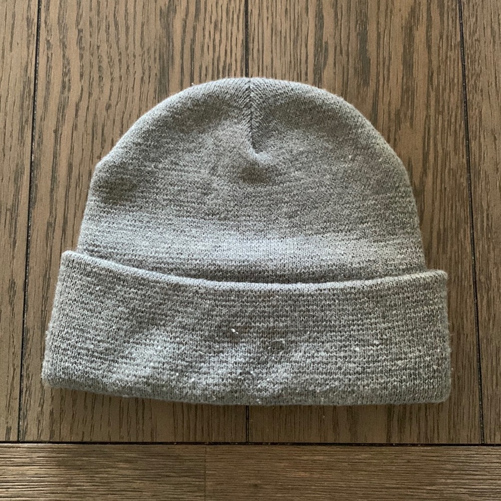 Medium Gray Cuff Beanie